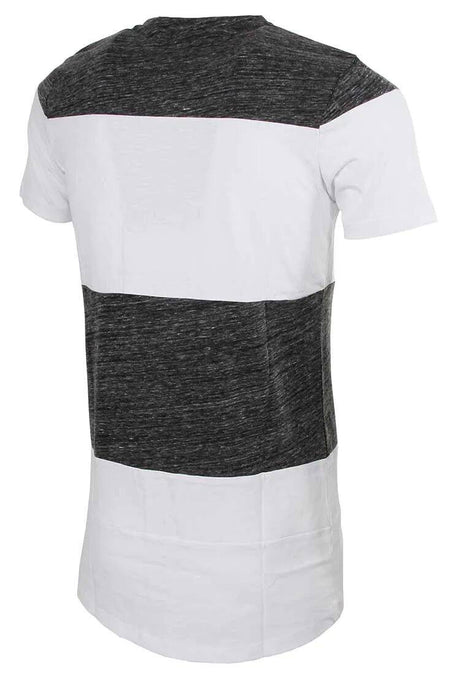 Hype Holmes T Shirt - White/Charcoal