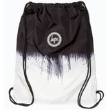 Hype Mono Drips Drawstring Bag - Black/White