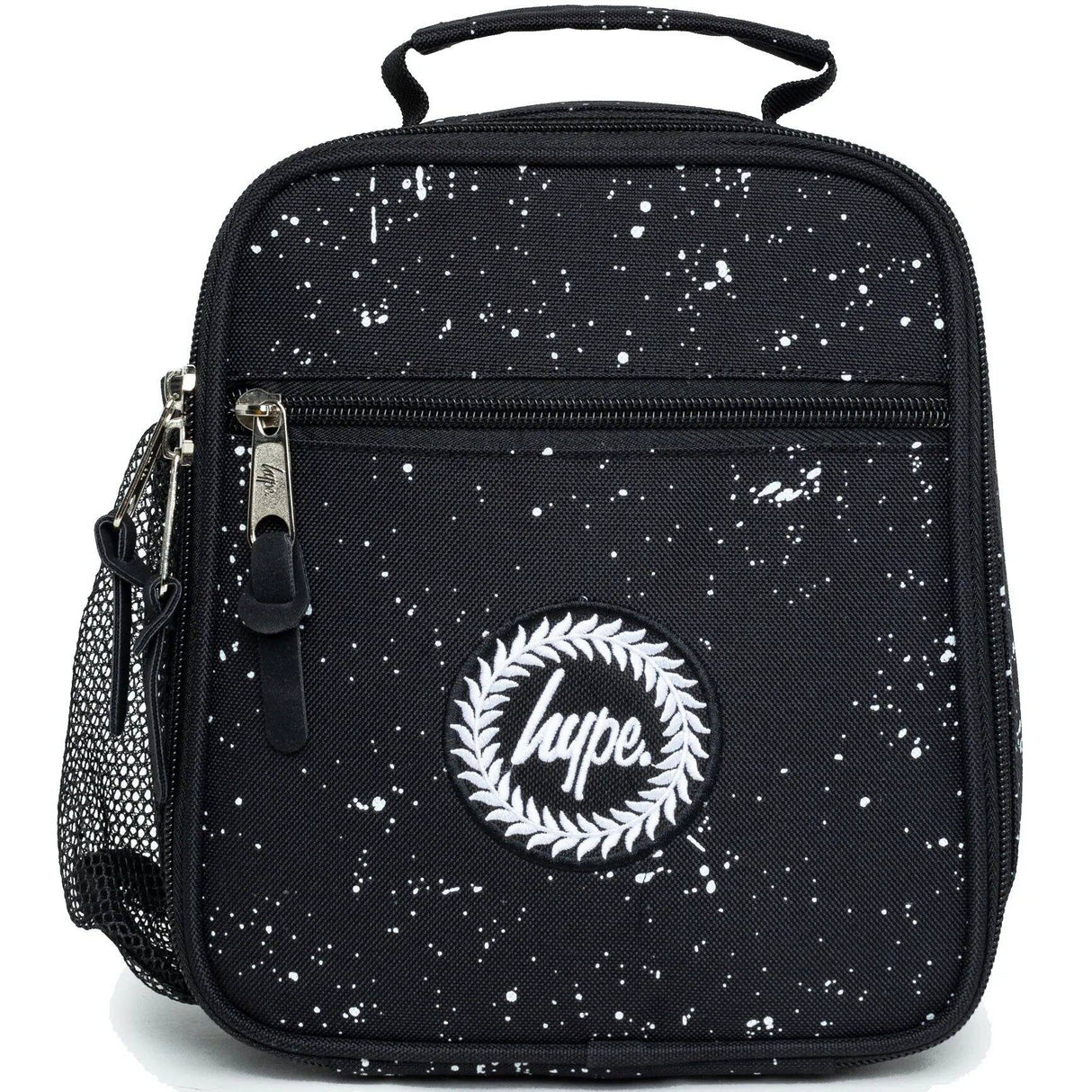 Hype Black Speckle Lunchbox - Black/White