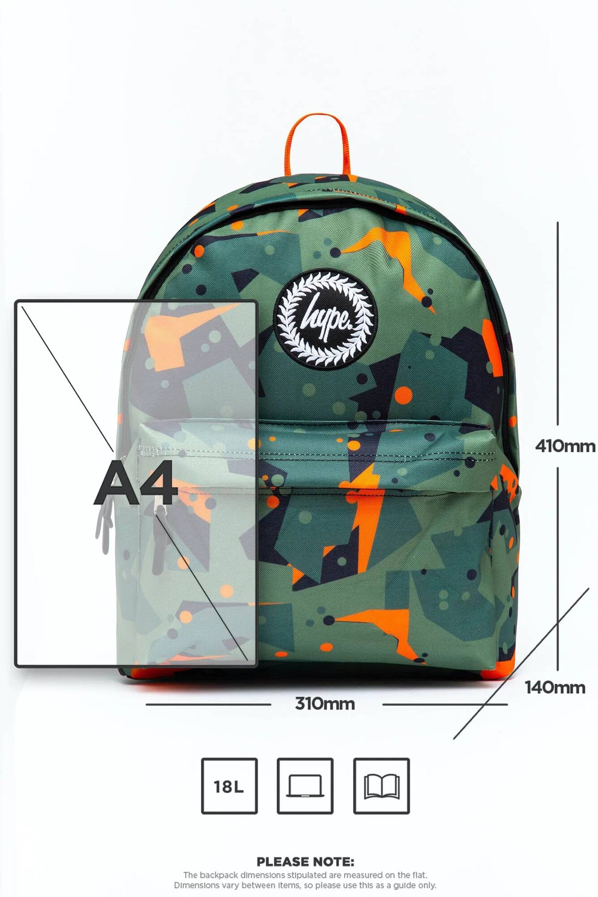 Hype Geo Camo 18L Backpack - Multi