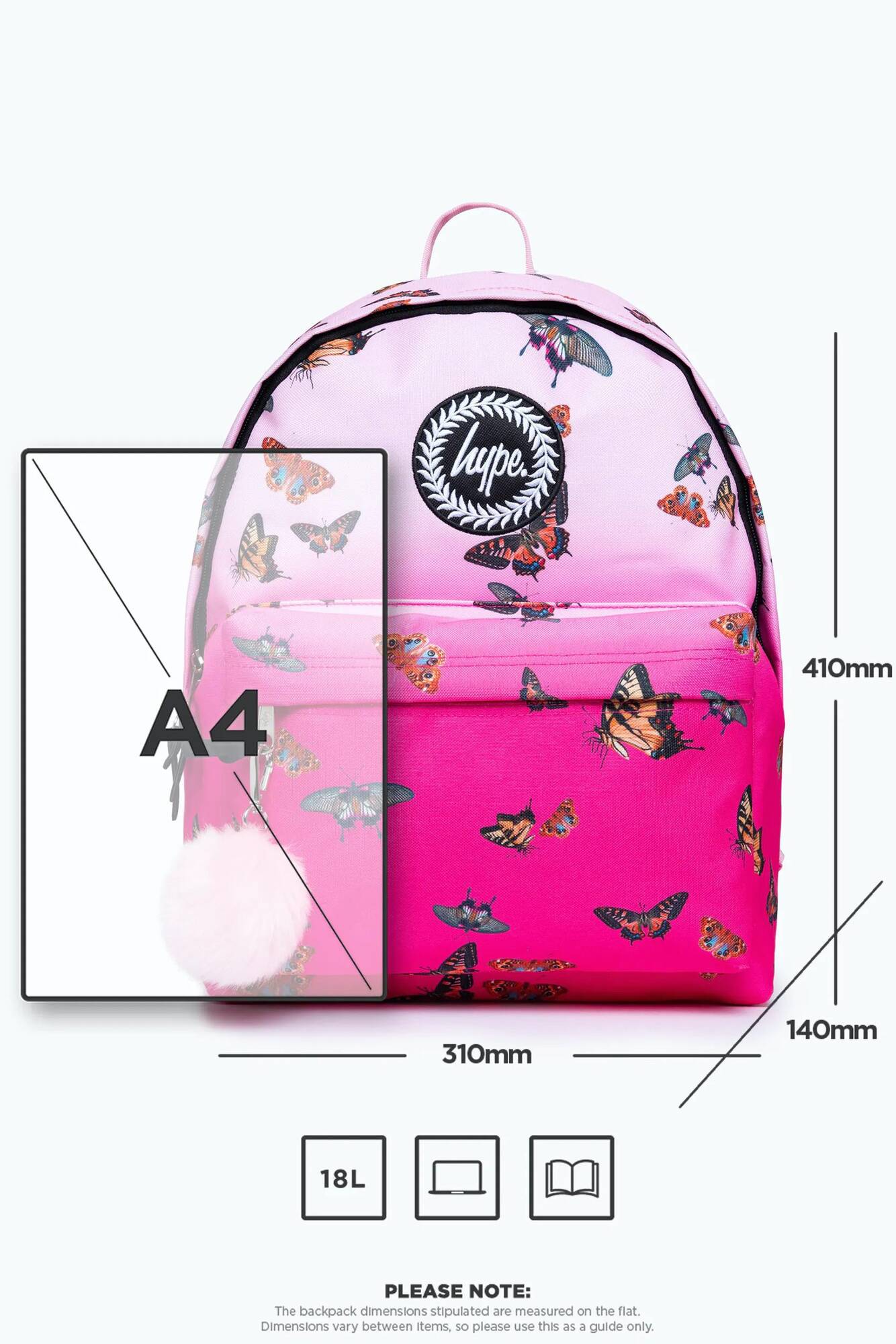 Hype Gradient Butterfly 18L Backpack - Multi