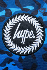 Hype Leopard Camo 18L Backpack - Blue/Black