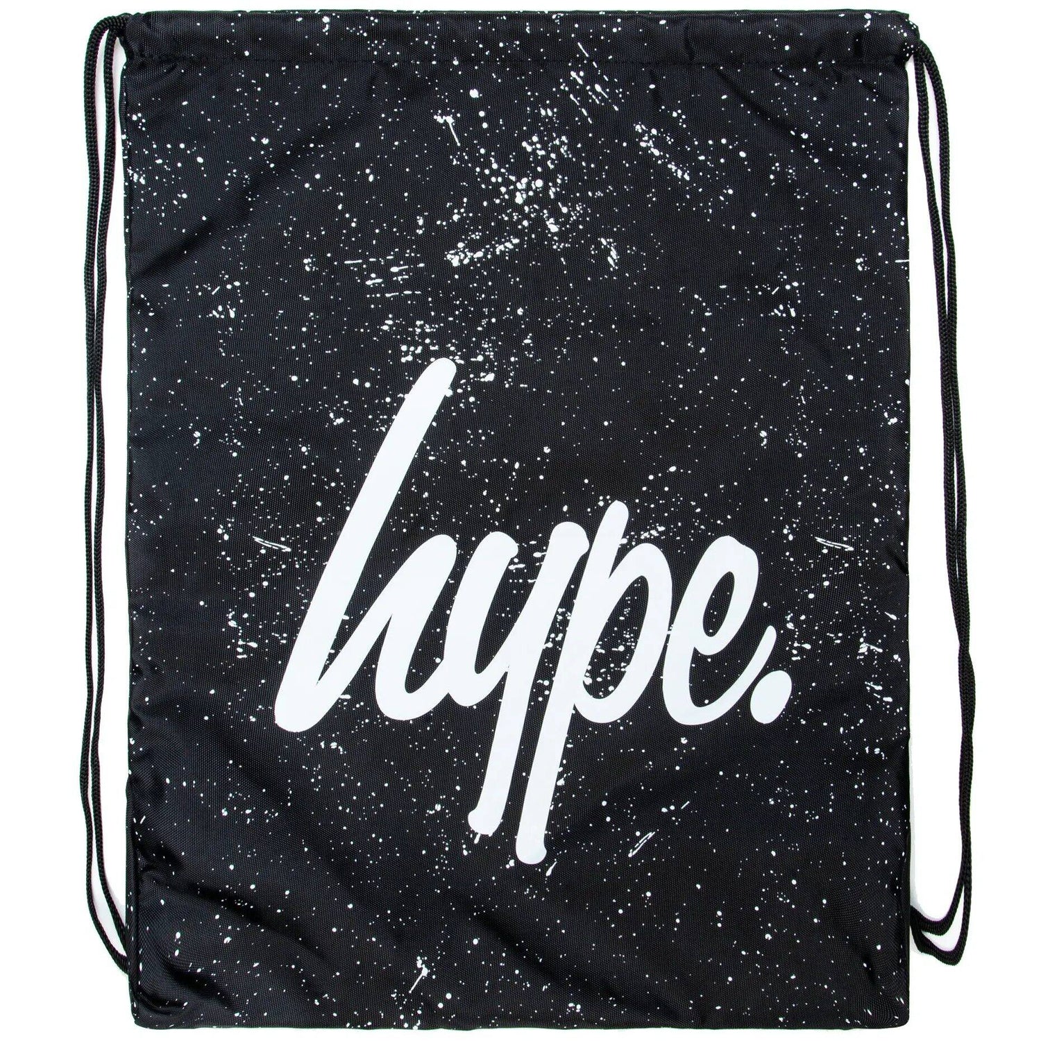 Hype Speckle Drawstring Bag - Black/White