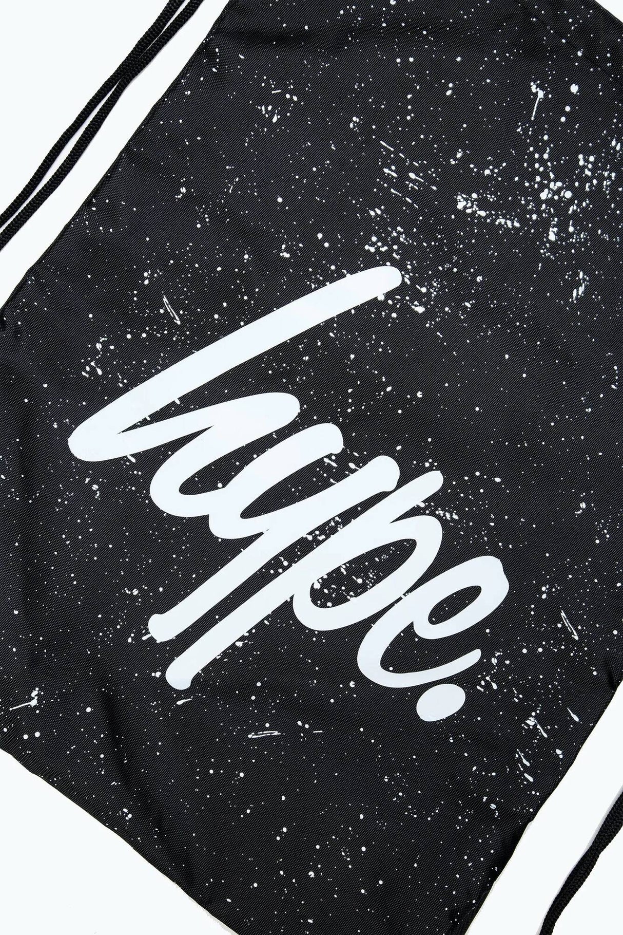 Hype Speckle Drawstring Bag - Black/White