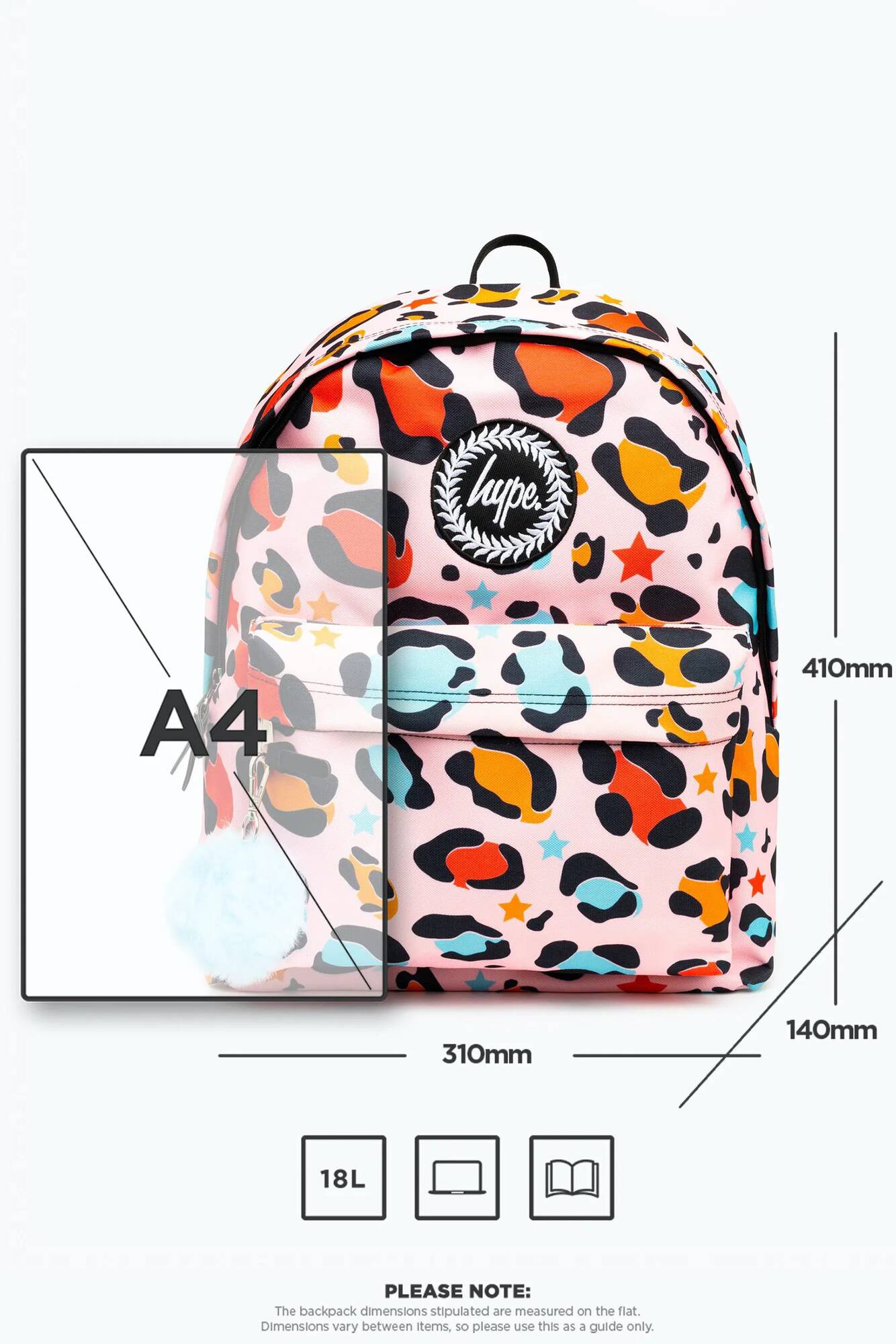 Hype Star Leopard 18L Backpack - Multi