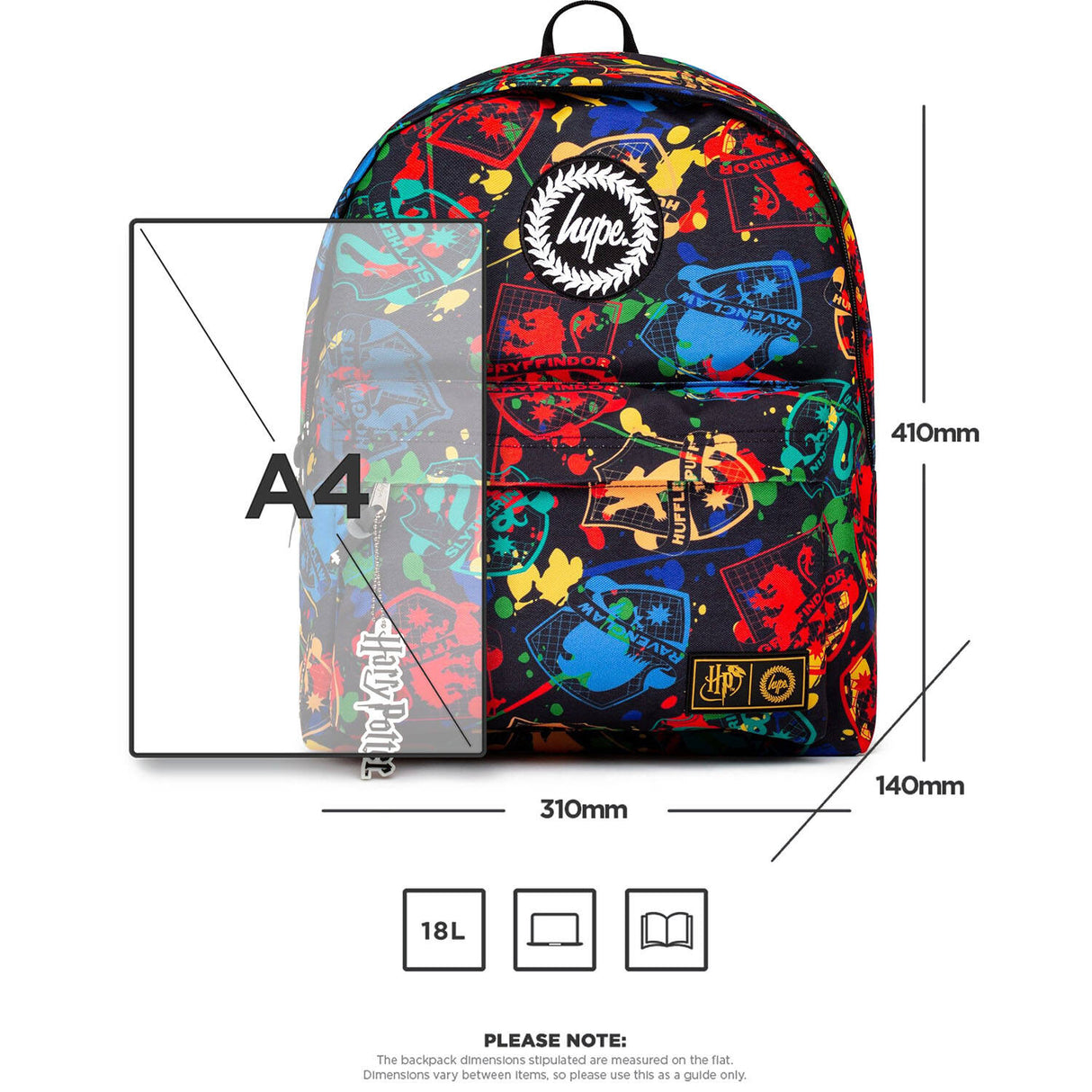 Hype x Harry Potter 18L Backpack - House Splat