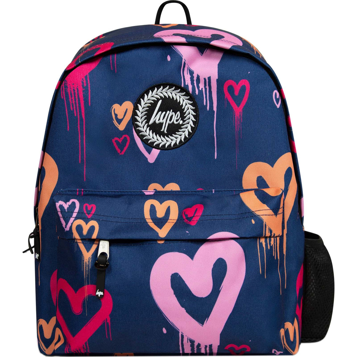 Hype 18L Backpack - Navy Heart Drips