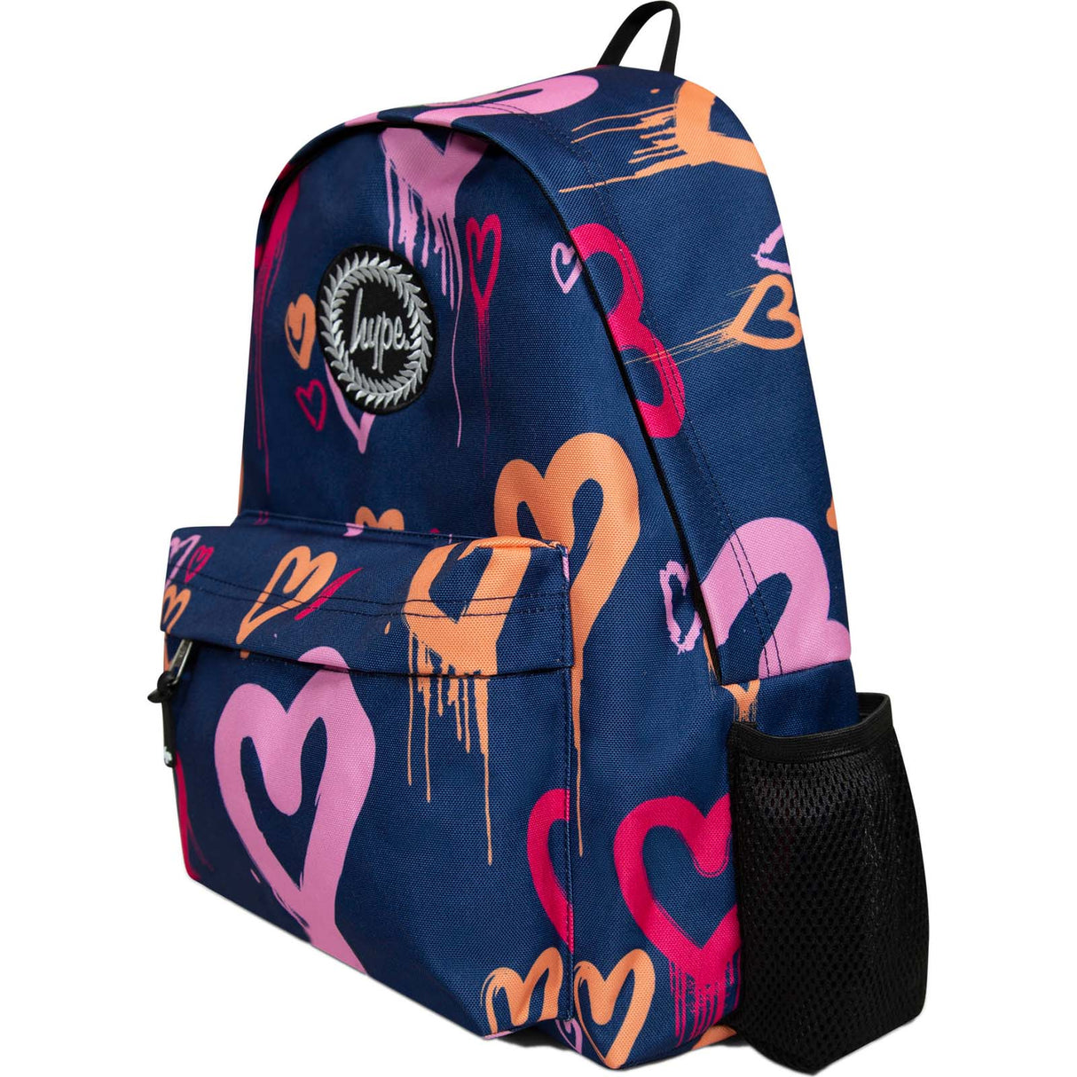 Hype 18L Backpack - Navy Heart Drips