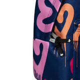 Hype 18L Backpack - Navy Heart Drips