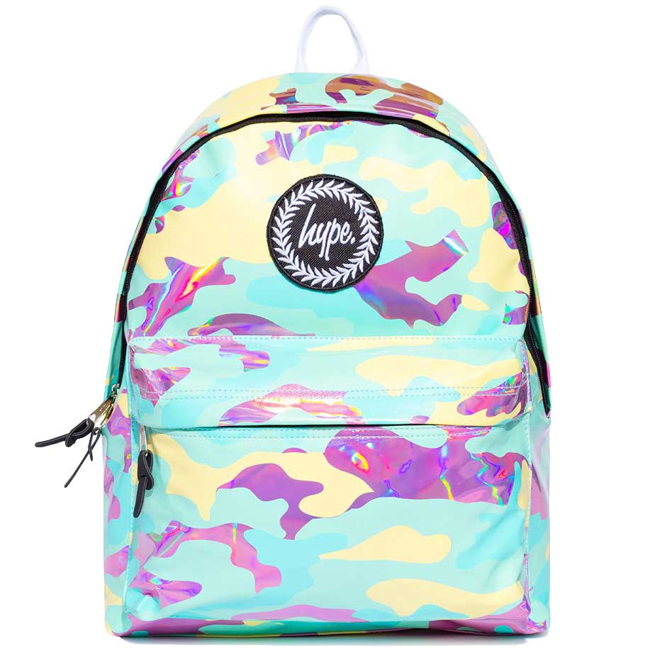 Hype Pastel Holo Camo 18L Backpack - Multi