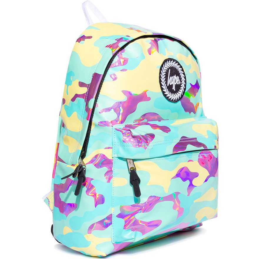 Hype Pastel Holo Camo 18L Backpack - Multi