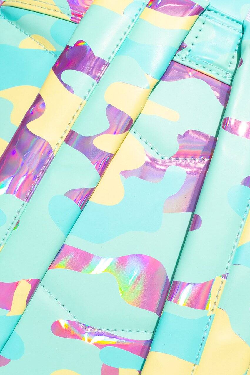 Hype Pastel Holo Camo 18L Backpack - Multi
