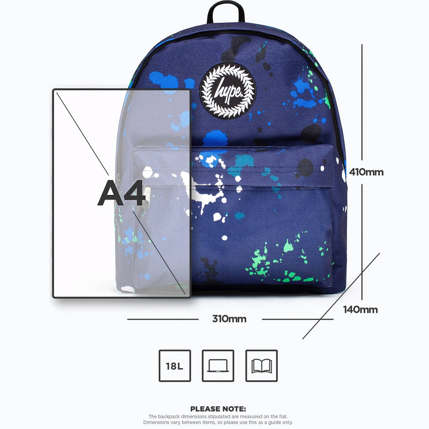Hype 18L Backpack - Large Splat