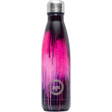 Hype Metal Water Bottle 500ml - Pink/Purple Drips