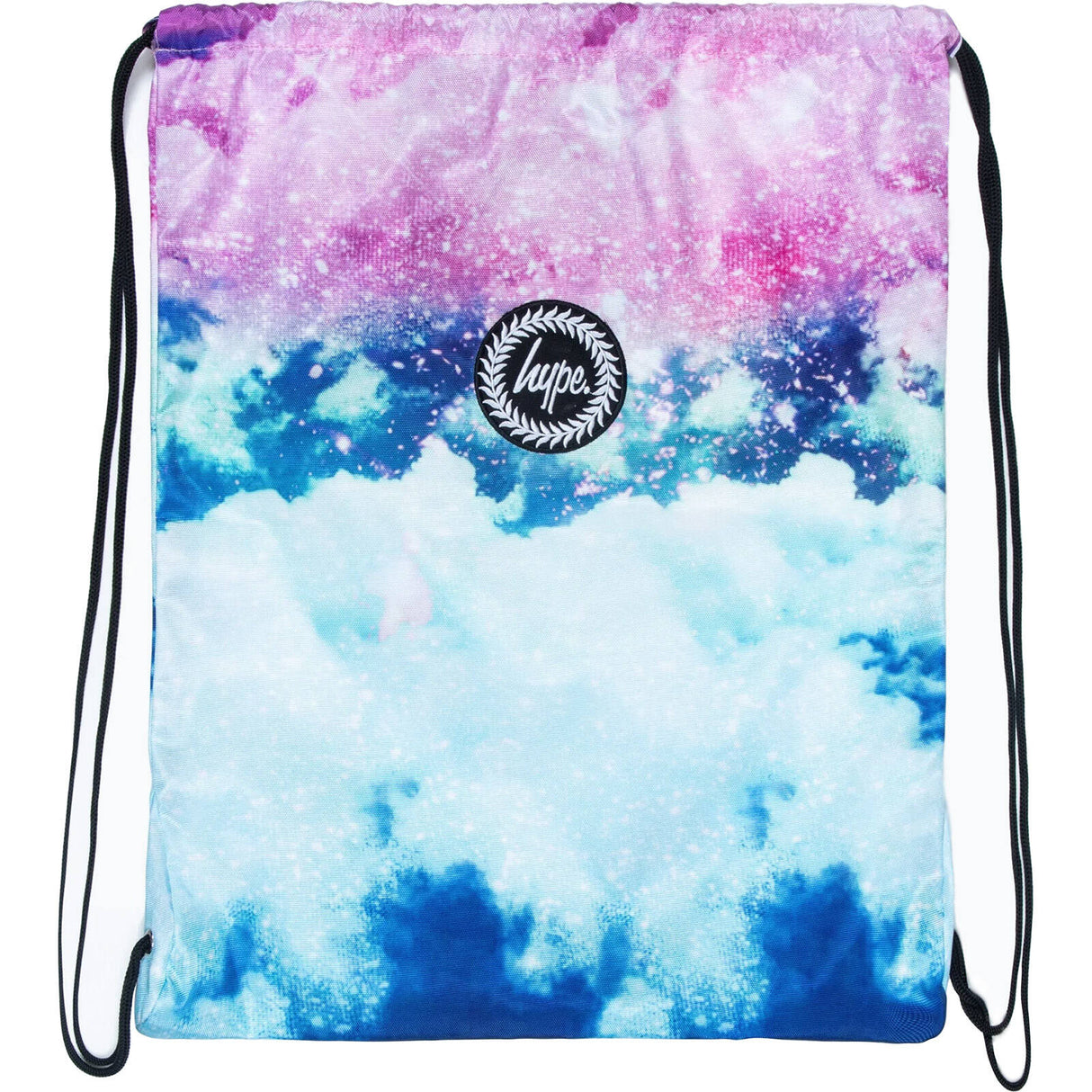 Hype Crest Drawstring Bag - Glitter Skies