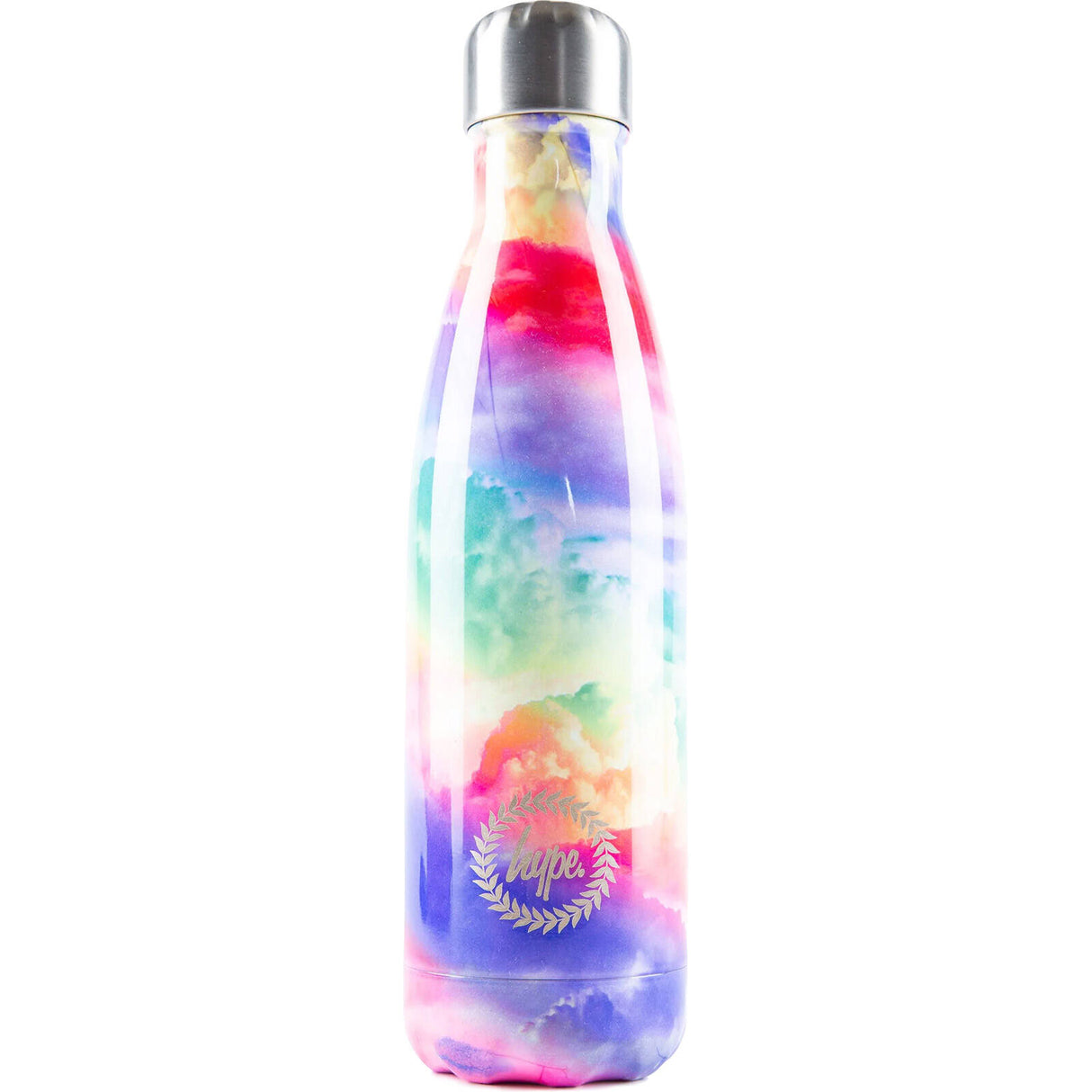 Hype Metal Water Bottle - Rainbow Clouds
