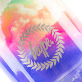 Hype Metal Water Bottle - Rainbow Clouds