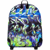 Hype Graffiti Backpack - Black/Blue