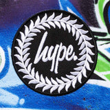 Hype Graffiti Backpack - Black/Blue