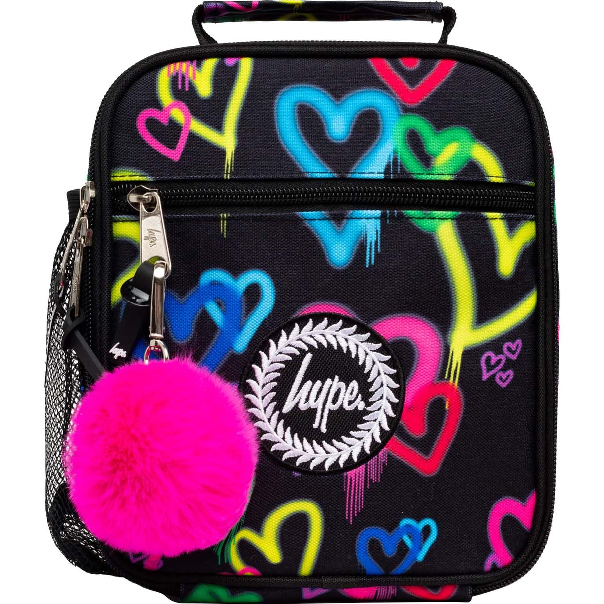Hype Graffiti Heart Lunchbox - Black