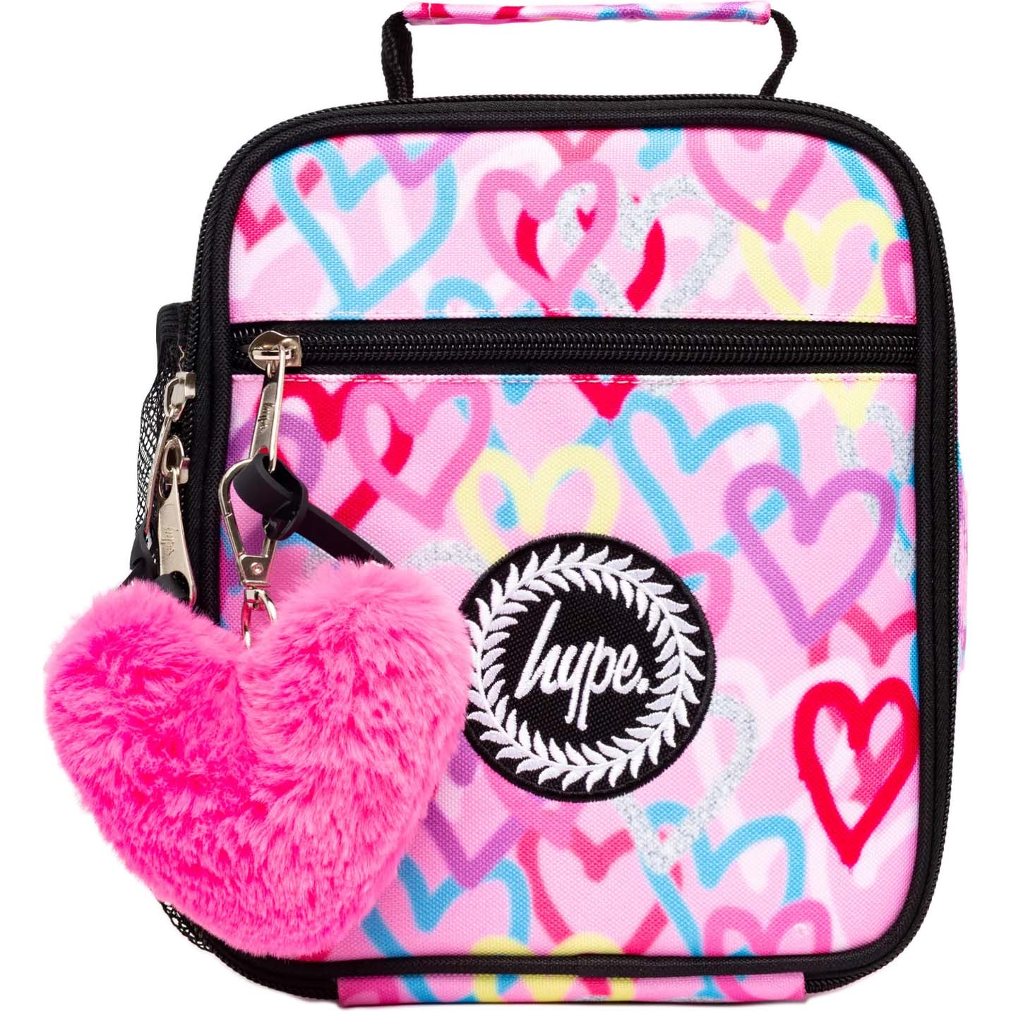 Hype Graffiti Hearts Lunchbox - Pink