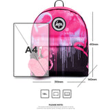 Hype Hearts Drip Backpack - Pink
