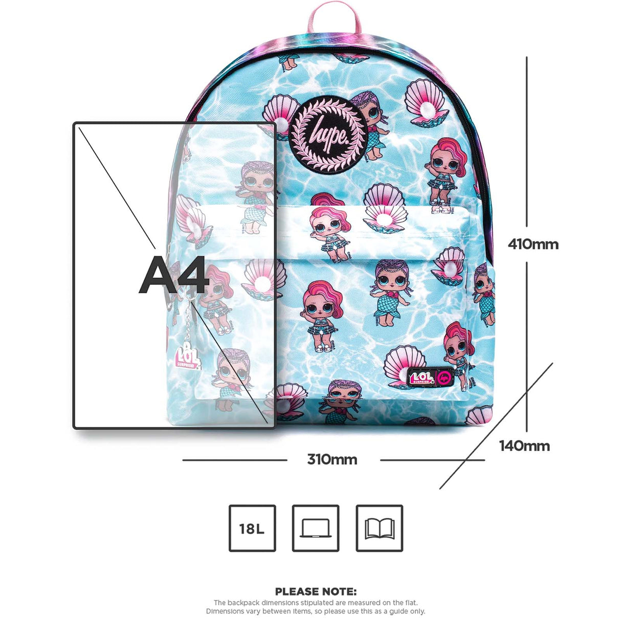Hype x L.O.L. Surprise Merbaby Backpack - Pink