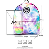 Hype Rainbow Heart Backpack - Tie Dye