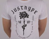 Hype Rose Dish T Shirt - White/Black