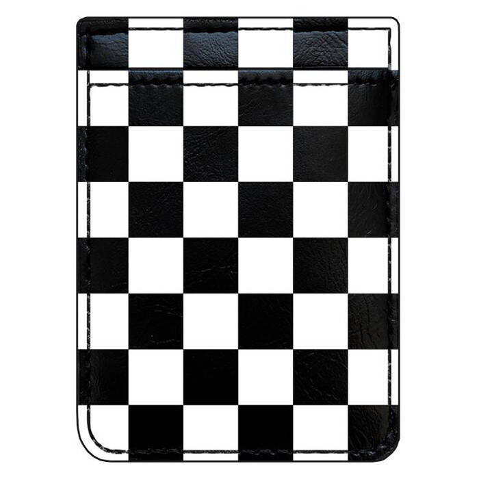IDecoz Faux Leather Phone Pocket - Checkered