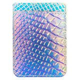 IDecoz Faux Leather Phone Pocket - Hologram Snakeskin