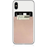 IDecoz Faux Leather Phone Pocket - Nude