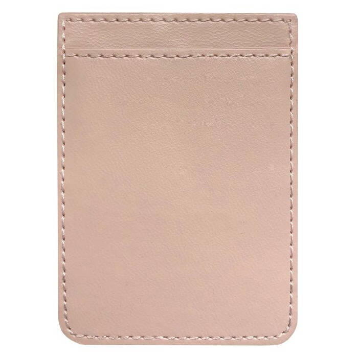 IDecoz Faux Leather Phone Pocket - Nude