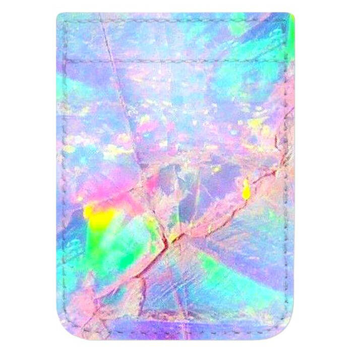 IDecoz Faux Leather Phone Pocket - Opal Print