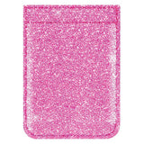 IDecoz Faux Leather Phone Pocket - Pink Glitter