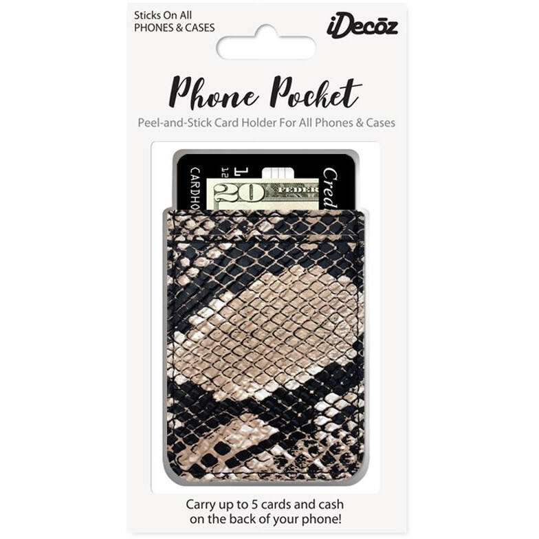 IDecoz Faux Leather Phone Pocket - Python