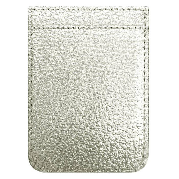 IDecoz Faux Leather Phone Pocket - Silver