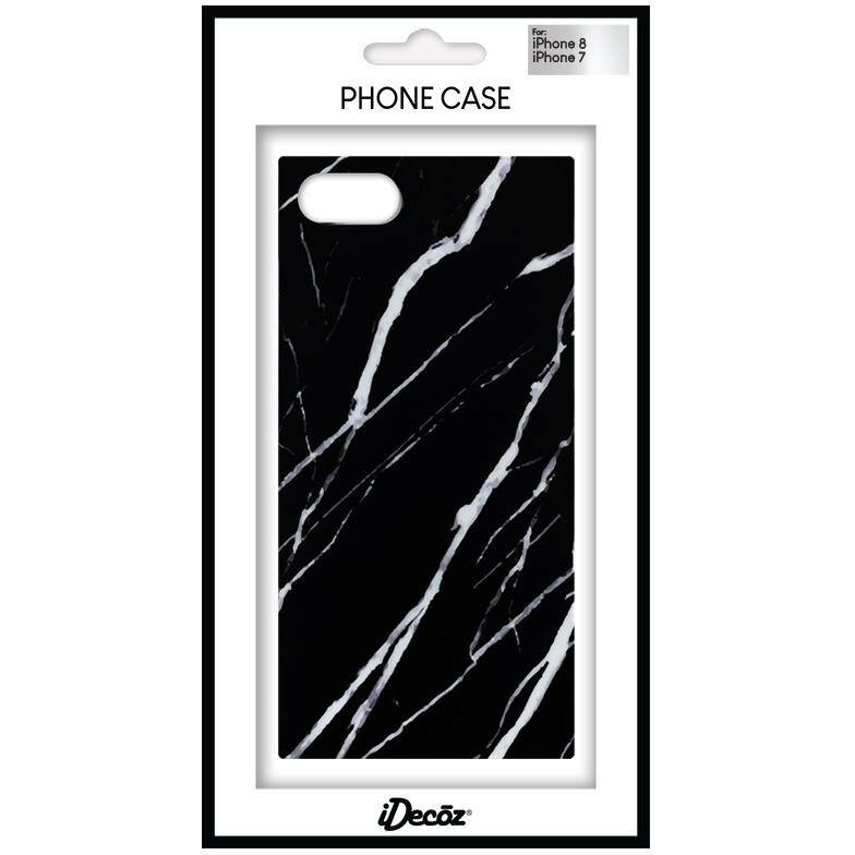 IDecoz Phone Case - Black Marble (iPhone 8/7)