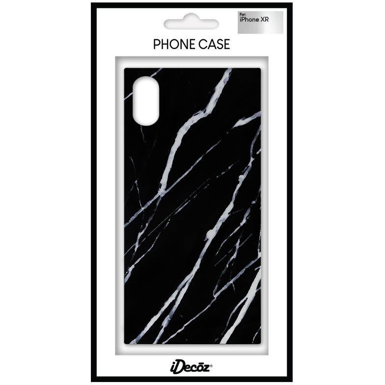 IDecoz Phone Case - Black Marble (iPhone XR)
