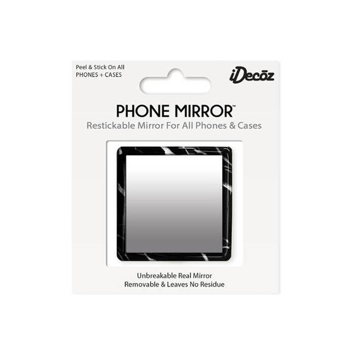 IDecoz Square Phone Mirror - Black Marble