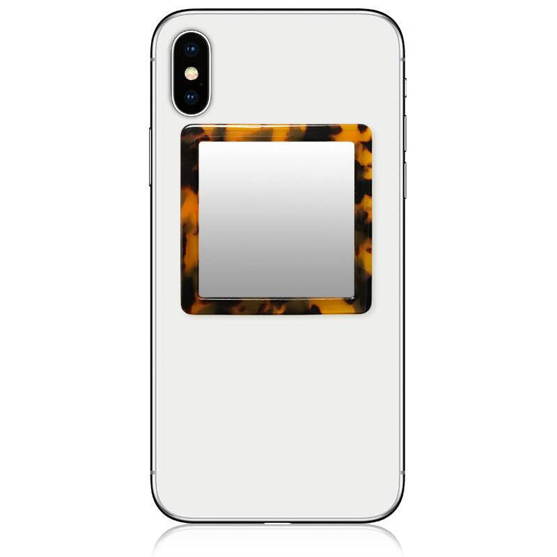 IDecoz Square Phone Mirror - Tortoise