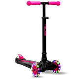 I-Glide 3-Wheel Kids Scooter - Black/Pink