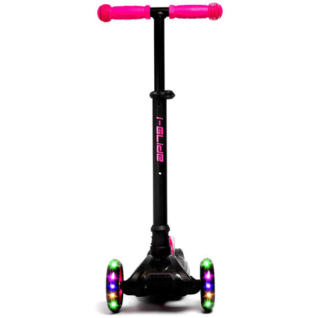 I-Glide 3-Wheel Kids Scooter - Black/Pink