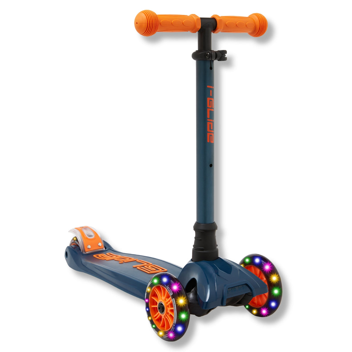 I-Glide 3-Wheel Kids Scooter - Blue/Orange