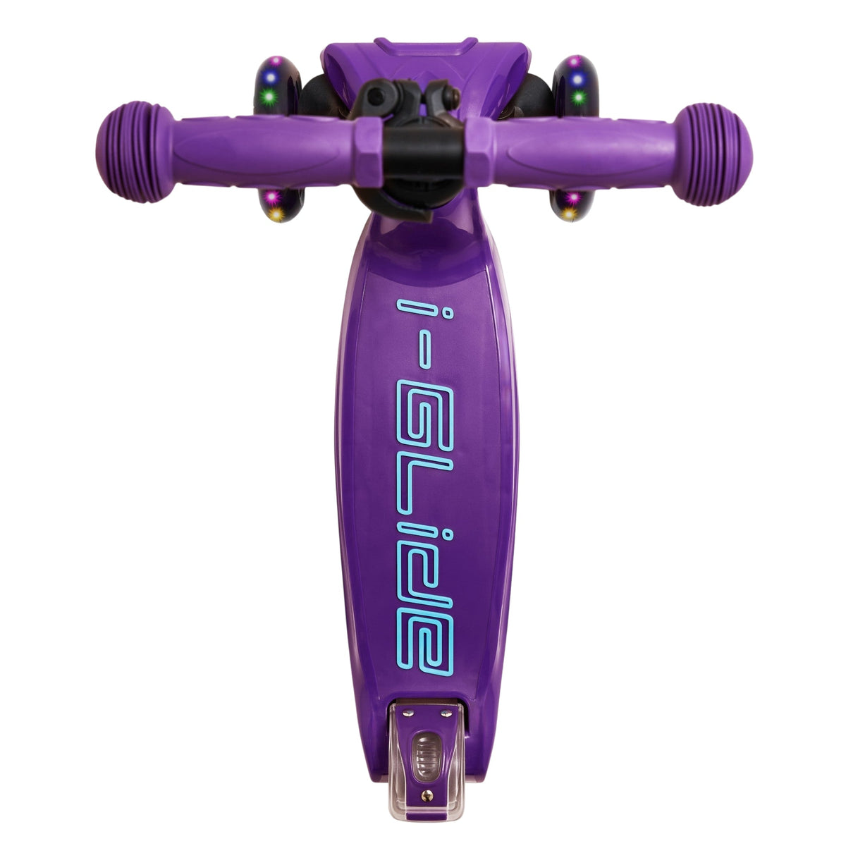 I-Glide 3-Wheel Kids Scooter - Purple/Blue/Neochrome