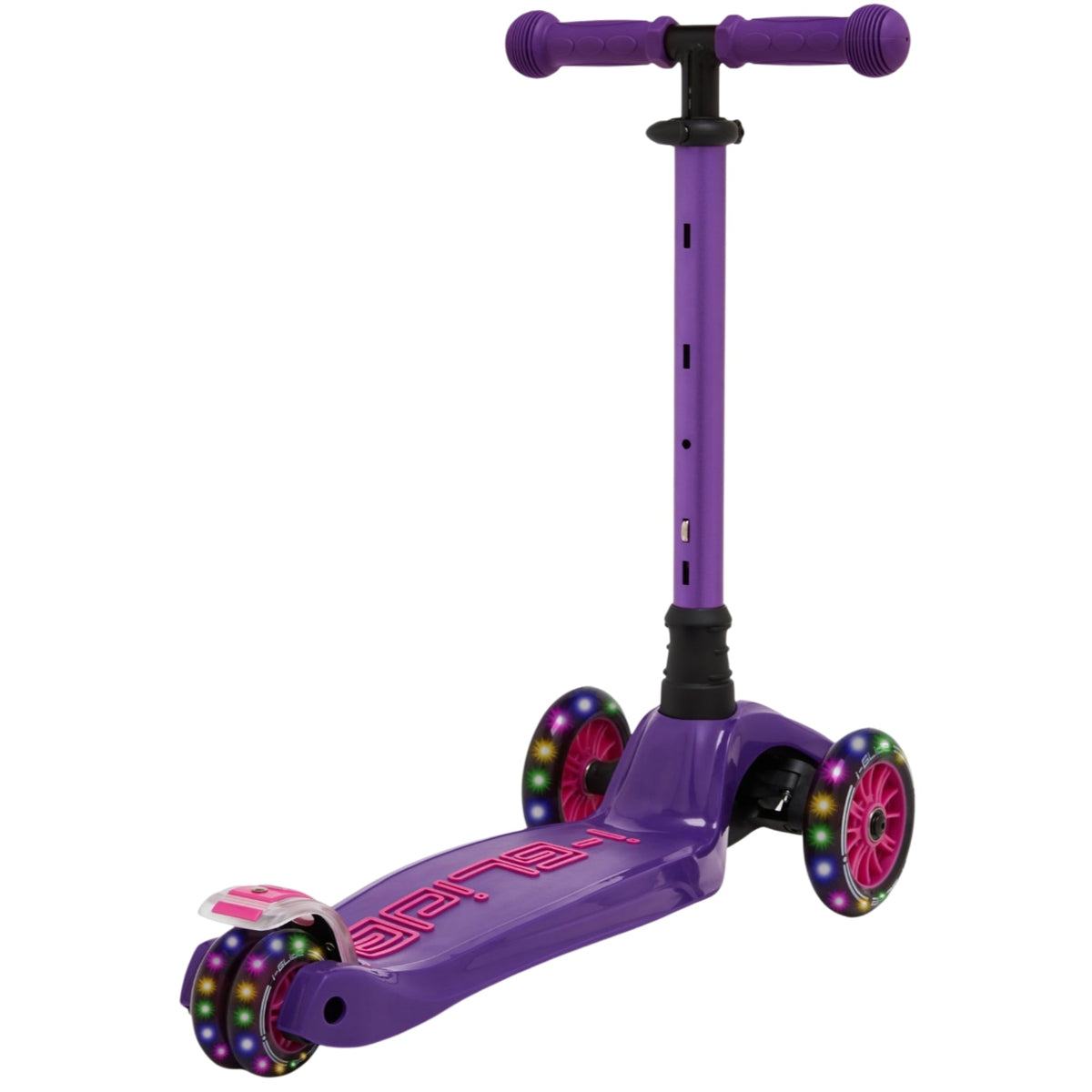 I-Glide 3-Wheel Kids Scooter - Purple/Pink