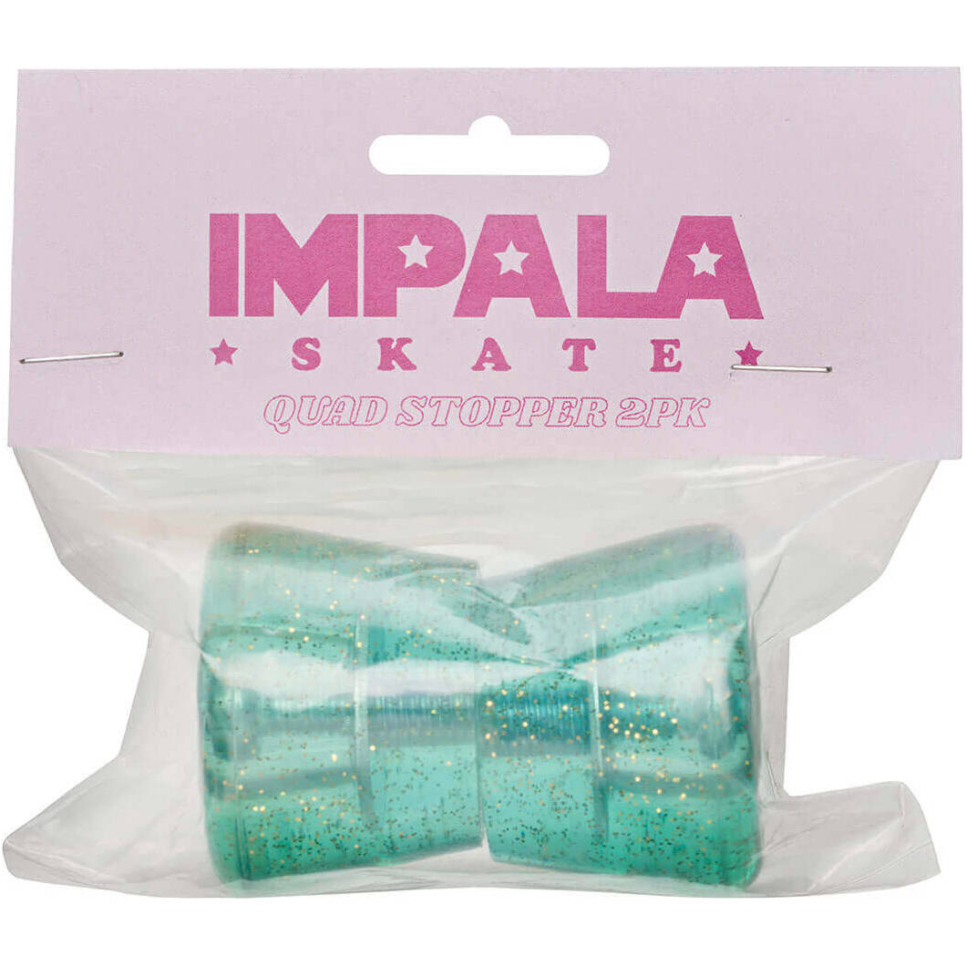 Impala 2 Pack Roller Skate Toe Stops - Holographic Glitter