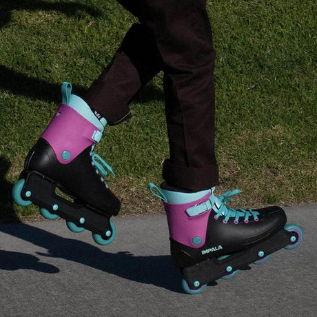 Impala Lightspeed Aggressive Skates - Black/Berry