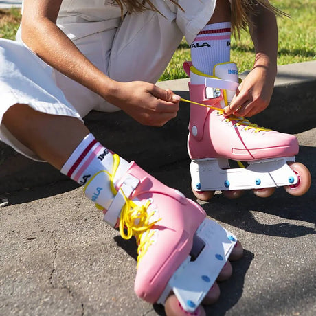 Impala Lightspeed Aggressive Skates - Pink/Yellow