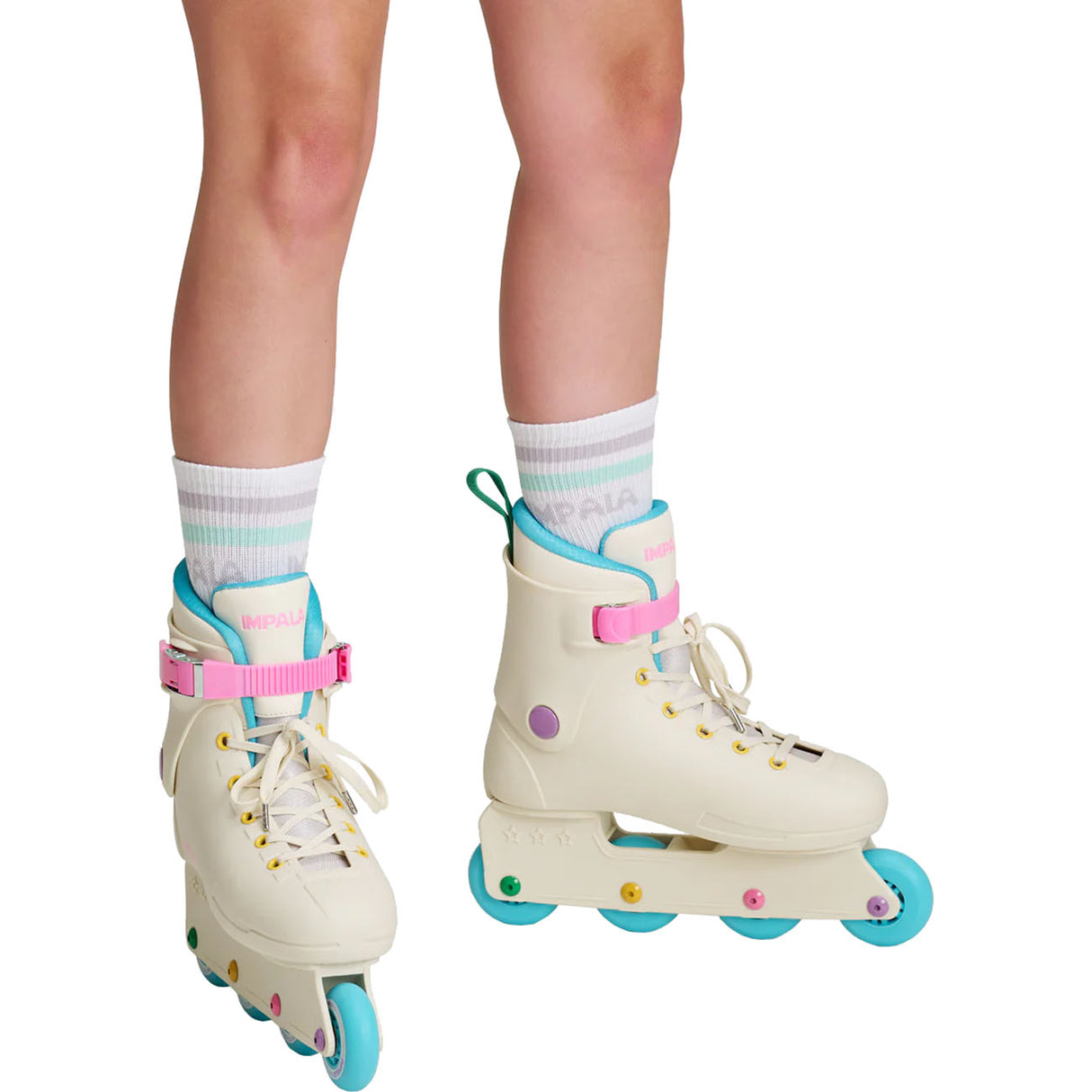 Impala Lightspeed Inline Roller Skates - Vanilla Sprinkle